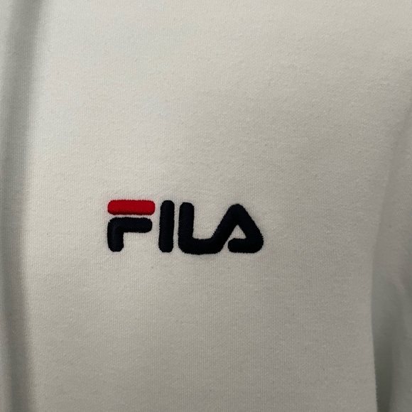 BTS x FILA 2020 Fall Edition Off White Small Logo Hoodie - Picture 11 of 15